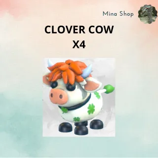 Clover Cow x4