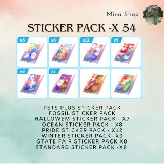 Sticker Pack -X 54