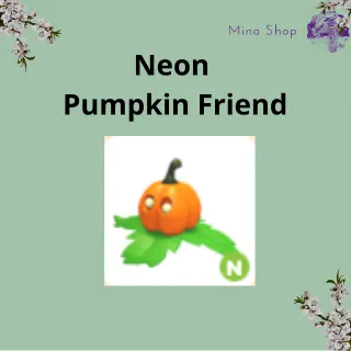Neon Pumpkin Friend