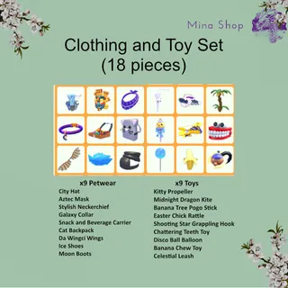 Clothing and Toy Set (18 pieces)
