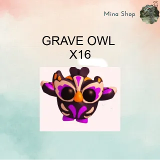 GRAVE OWL  X16