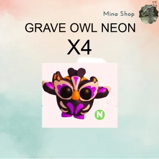 GRAVE OWL   X4 NEON