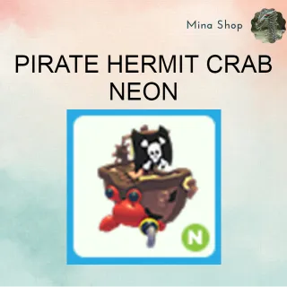 PIRATE HERMIT CRAB - NEON