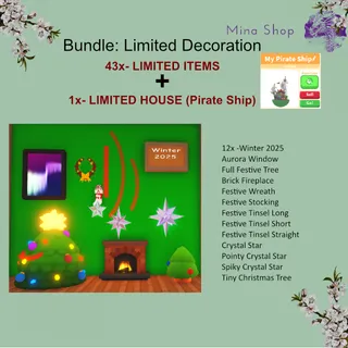 Bundle: 43x Limited Items + 1x Limited House  - House