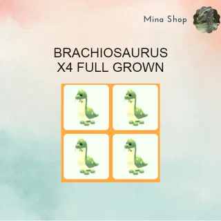 BRACHIOSAURUS- X4 FULL GROWN