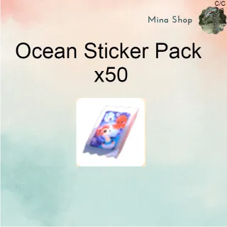 Ocean Sticker Pack - x50