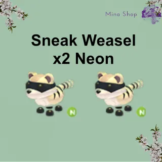 Sneak Weasel - x2 Neon