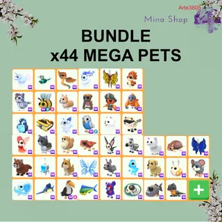 BUNDLE  - x44 MEGA PETS