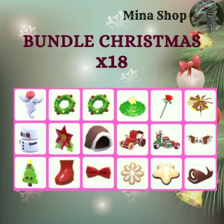 BUNDLE CHRISTMAS - X 18