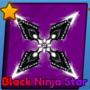 black ninja star