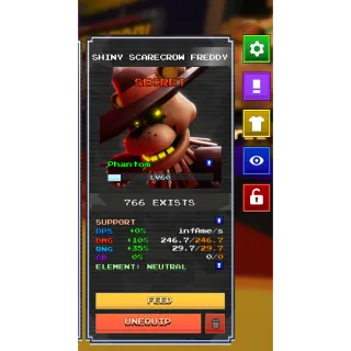 Shiny Scarecrow Freddy