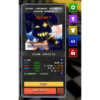 Shiny Luminary Shadow bonnie