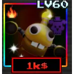 shiny party packer cupcake