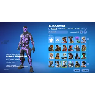 FORTNITE purple skull trooper Account