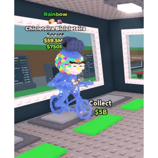 Rainbow Chicleteira Bicicleteira 59.5M/s