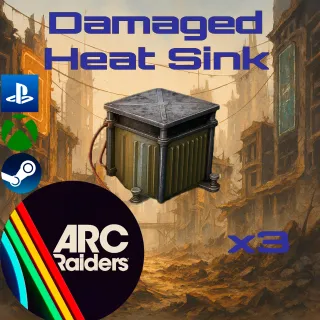🔥 Damaged Heat Sink x3