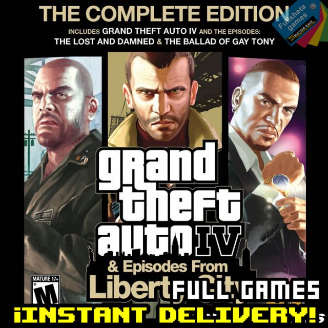 [𝐈𝐍𝐒𝐓𝐀𝐍𝐓] Grand Theft Auto Iv Complete Edition Steam Games Gameflip