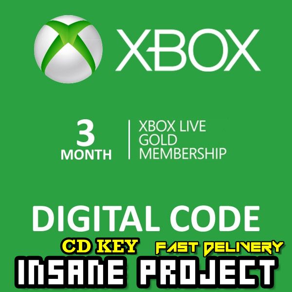 XBOX LIVE GOLD 3 month membership Xbox Code Global Xbox Live Gold