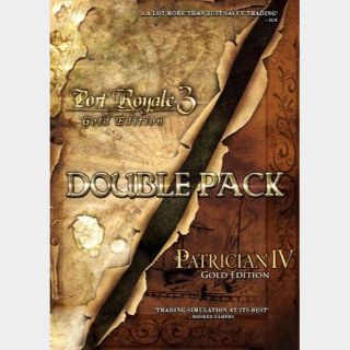 Port Royale 3 Gold and Patrician IV Gold - Double Pack Steam CD Key 