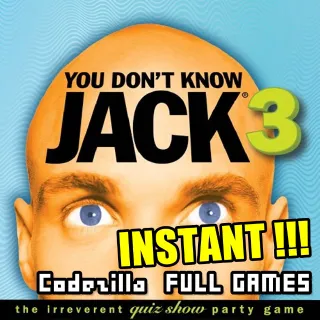 ⭐ɪɴ𝐬ᴛᴀɴᴛ!⭐ You Don't Know Jack Vol. 3