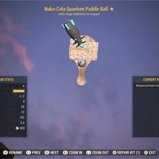 Nuka cola Quantum paddle