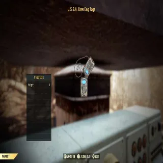 U.S.S.A. Crew Dog Tags