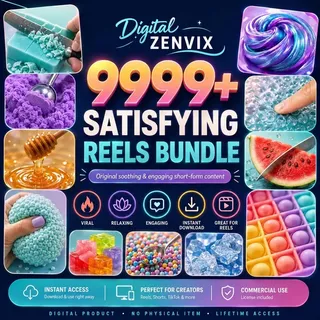 10000+ Satisfying Videos Pack, ASMR videos, Trending Videos, Background videos, TikTok Instagram