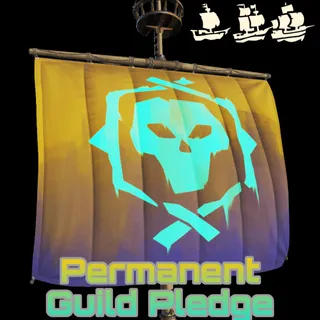 Sea of thieves golden legendary ship set guild pledge
