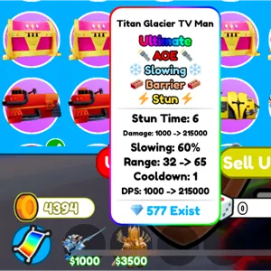 Titan Glacier TV Man TTD