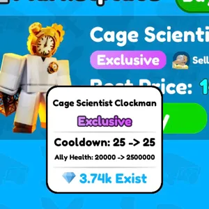 Cage Scientist Clockman ttd