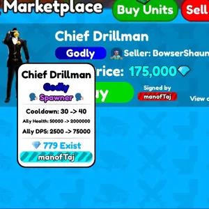 Chief Drillman -TTD 