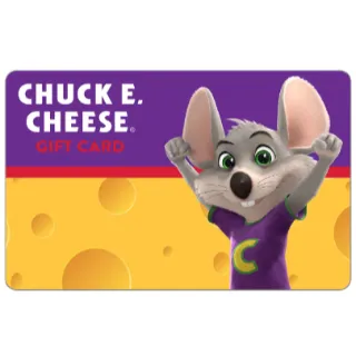 $54.99 Chuck E. Cheese Gift Card
