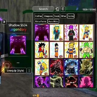Shadow Ssj4 Dragon soul