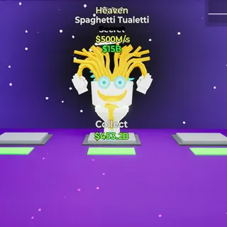 Fortnite Steal The Brainrot Heaven Spaghetti Tualetti 500M/sec