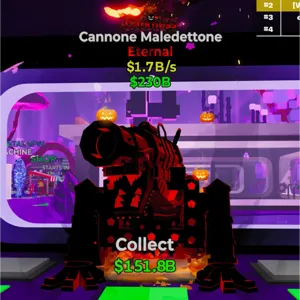 Cannone Maledetonne Darkness with Pumpkin trait