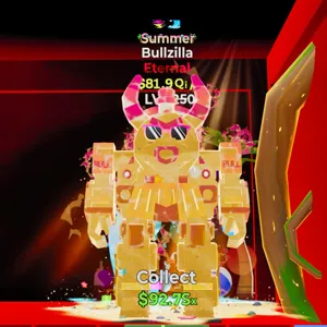 Fortnite Steal The Brainrot Summer Bullzilla 81.9 Qi/sec LVL 250 (2 traits)