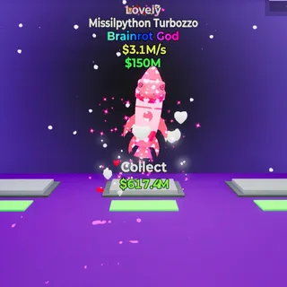 Fortnite Steal The Brainrot Lovely Missilpython Turbozzo