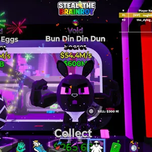 Fortnite Steal The Brainrot Void Bun Din Din Dun 54.4M/s 1 trait