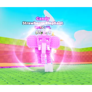 Be a Lucky Block Strawberry Elephant Candy