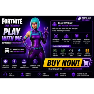 🎮 Play With Me (ANY Mission) – STW Help