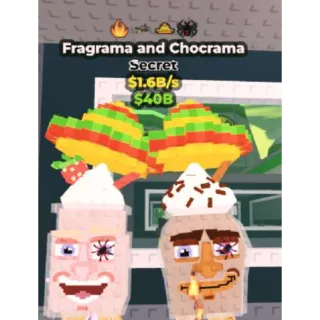 Fragrama And Chocrama 1.6B/S - STEAL A BRAINROT ROBLOX
