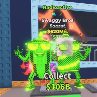 Swaggy Bros 620m/s Radioactive - STEAL A BRAINROT ROBLOX