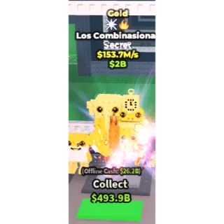 GOLD Los Combinasionas 153.7M/S - Steal a brainrot ROBLOX