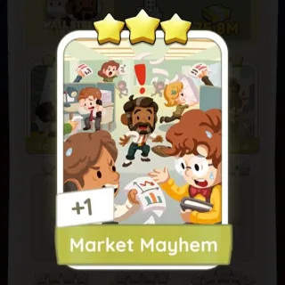 S13 Market Mayhem - Monopoly Go 3 Star Sticker ★★★ (1 pcs)