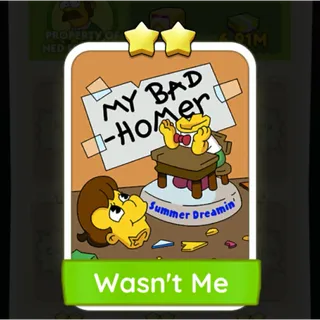 S4 Wasn't Me - Monopoly Go 2 Star ★★