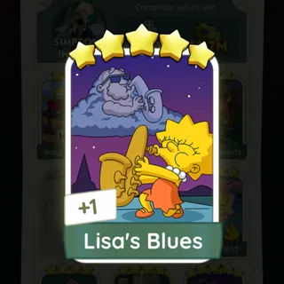 S14 Lisa's Blues - Monopoly Go 5 Star ★★★★★