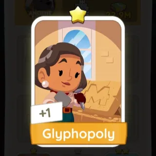 S2 Glyphopoly - Monopoly Go 1 Star Sticker ★ (1 pcs)