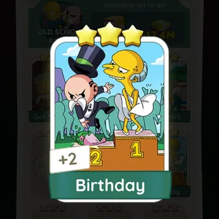 S11 Birthday - Monopoly Go 3 Star ★★★
