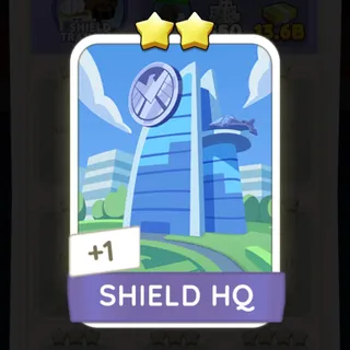 S8 SHIELD HQ - Monopoly Go 2 Star Sticker ★★ (1 pcs)