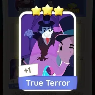 S12 True Terror - Monopoly Go 3 Star Sticker ★★★ (1 pcs)